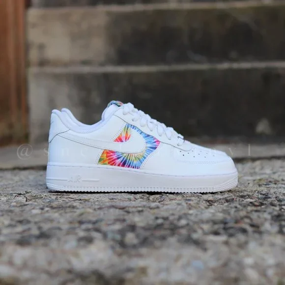 Nike Air Force 1 Low Tie Dye Custom NWT